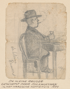 878174 ‘de kleine Reuser’, vermoedelijk H. Reuser, bierhuishouder op de Kanaalstraat te Utrecht, in het Haagsche ...